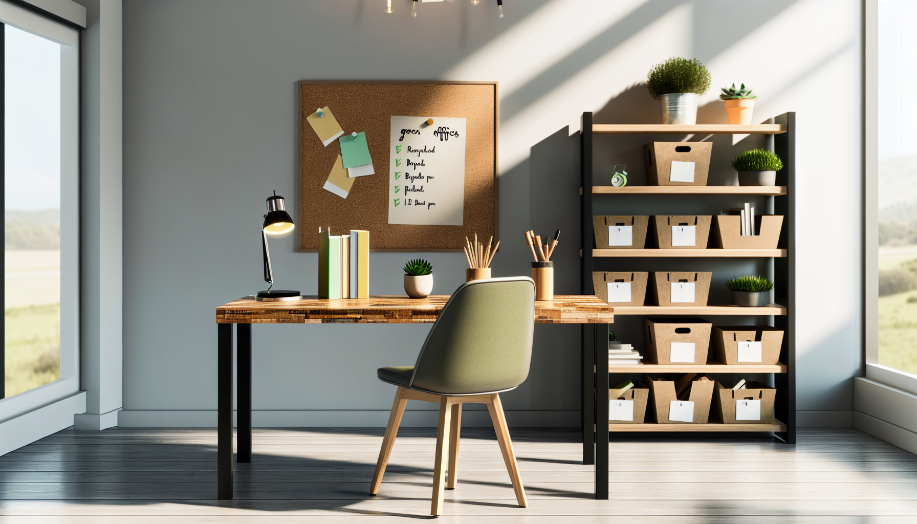 How to Create a Green Home Office Supply Checklist